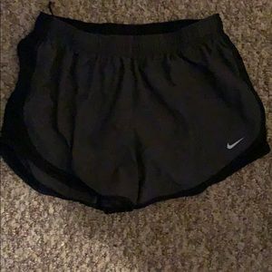 Nike womens shorts XL gray and black